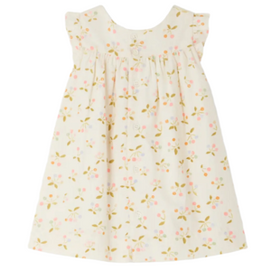 Baby Girls' and Girls' Clothibis Smocked Dress with Cherry Print