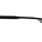 A side view of The Lars by Jimmy Fairly—black cellulose acetate glasses with thick rectangular frames and straight temples—photographed on a white background.