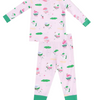 Baby and Kids' Golf Pros Long Sleeve Loungewear Set - Pink