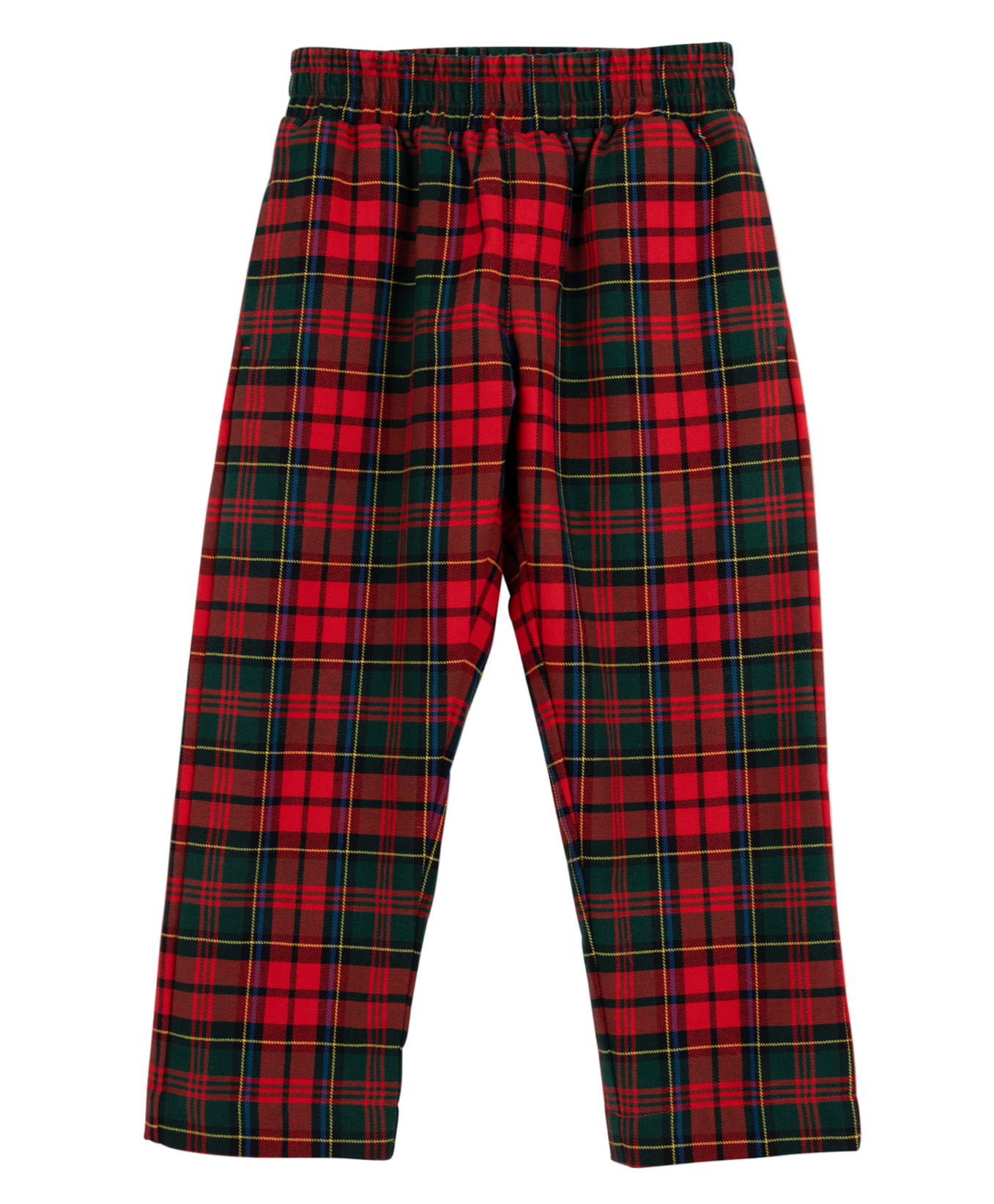 Navy Twill Sheffield Pants for baby boys and boys from The Beaufort Bonnet Company, featuring an elastic waistband, displayed on a white background.