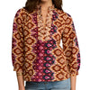 Danilia Top - Graduated Ikat Multi