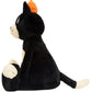 Jellycat's Jack Really Big plush, standing at 33 inches, resembles a tuxedo cat sitting gracefully with its front paws raised. This charming toy is elegantly adorned with a small orange hat, exuding both elegance and whimsy.