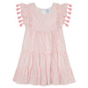 Girls' Sophie Tassel Dress - Rose Stripe