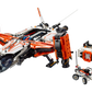 The LEGO® Heavy Cargo Spaceship from Legos - Toyhouse is a detailed set featuring large orange and white components, including a mini space rover with a small wheeled vehicle and control box. Perfect for space exploration enthusiasts, this collection combines intricate design with functionality.