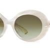 Portia Sunglasses - Abalone/Gold/Fern Gradient