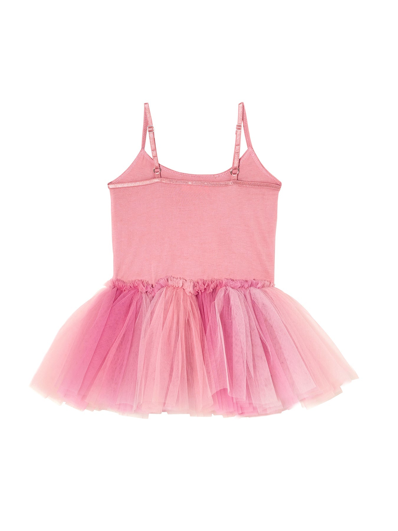 Girls’ Bebe Shirley Sparkle Tutu by Tutu du Monde, a peach blush ballet dress for little girls with a pink sleeveless design, adjustable straps, and a layered tulle skirt.
