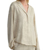 Monogram Silk PJ Top - Ivory