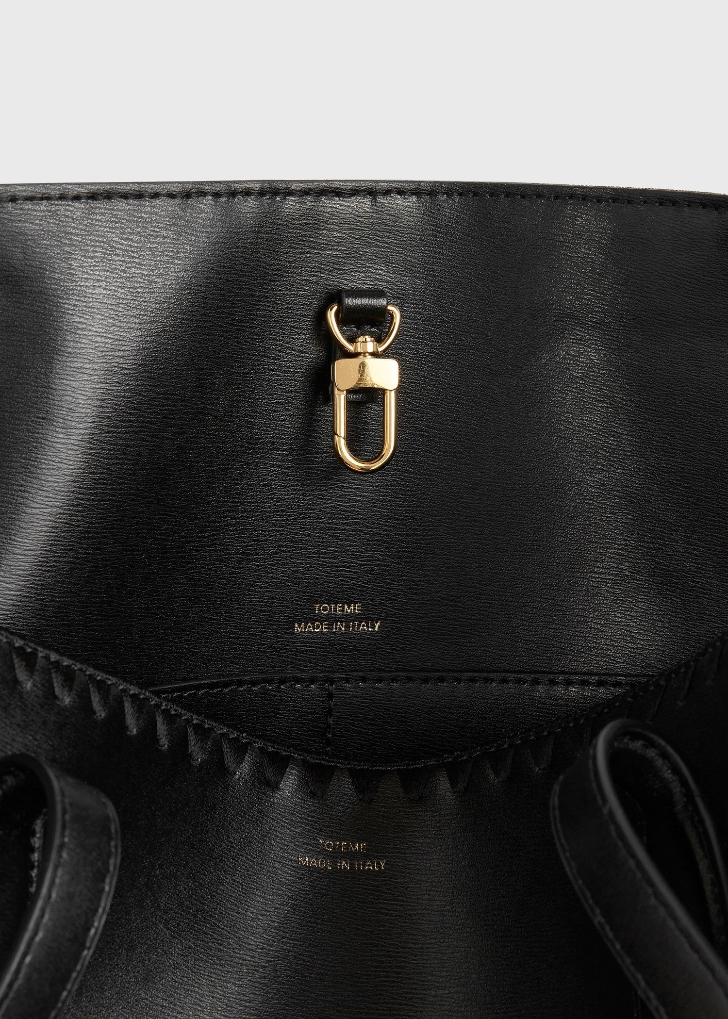 Toteme Embroidered Leather Lounge Tote