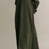 Jenny's Coated Linen Gown - Ivy