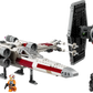 The LEGO® Star Wars™ Tie Fighter & X-Wing Mash-up by Legos - Toyhouse includes four mini-figures with a droid and iconic characters, ideal for display.