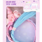 The Great Pretenders Unicorn Princess Hair Braid set comes in a pink box with a blue and pink braid, unicorn hair band with flowers, and unicorn graphics—an enchanting accessory for fairy-tale dress-up fun.