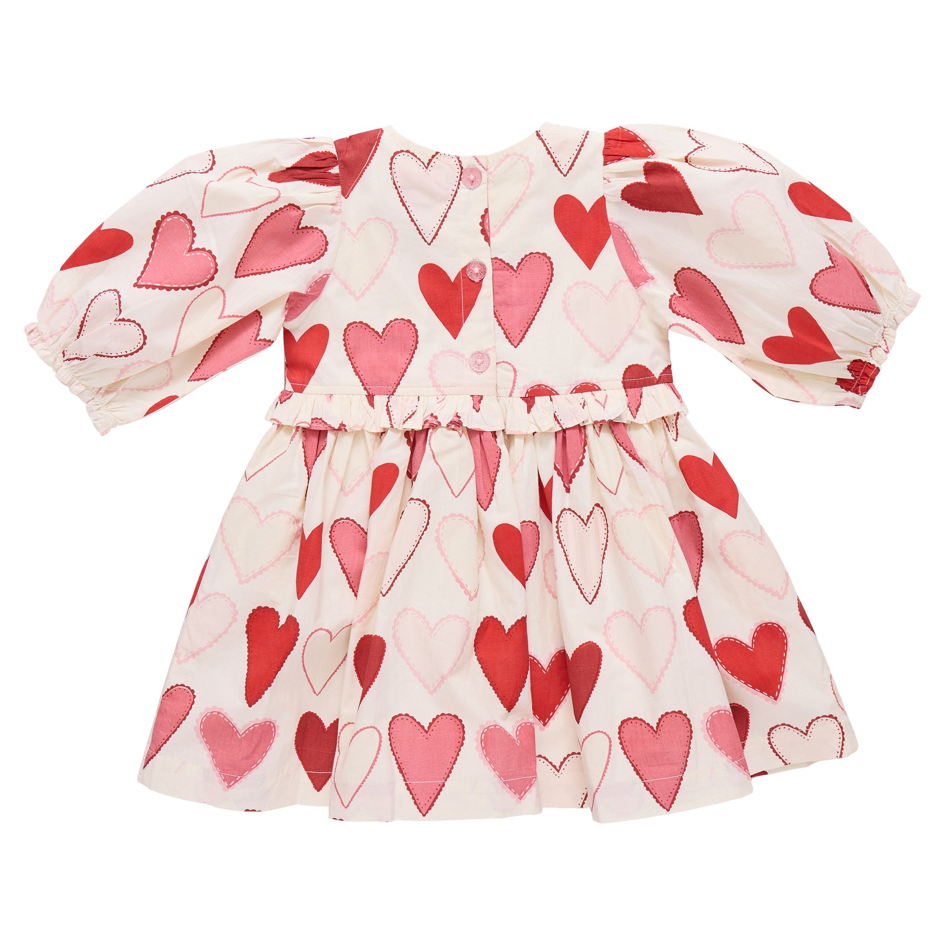 Pink Chicken Renee Dress in Gradient Hearts 6Y Pink Chicken Renee Dress in Gradient Hearts 6Y