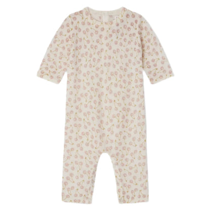 Baby Girls' Tilouana Cherry Print Wool Jumpsuit
