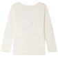 A girls’ long-sleeve Tidjiane T-shirt with Dalmatian print by Bonpoint, displayed from the back and laid flat on a white background.