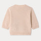 Beige Bonpoint Baby and Kids’ Almire Pullover sweater in soft cashmere, long-sleeved and shown from the back against a plain white background. The sweater is free from visible patterns or decorations.