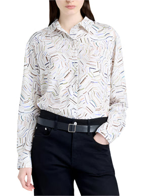 Eve Top Printed Parachute Flou