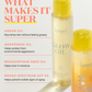 Two bottles of Supergoop Glow Oil SPF 50, an ultra-hydrating sunscreen body oil, appear next to text highlighting antioxidant-rich ingredients: argan oil, grapeseed oil, meadowfoam seed oil, plus broad spectrum SPF 50.