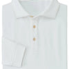 Peter Millar Lyons Performance Jersey Long-Sleeve Polo - White