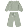 Baby Girl's and Girls' Ruffle Cozy Set - Fern
