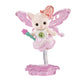 This adorable Nectar Fairy from Calico Critters features a small cat figurine dressed as a pink fairy with wings, holding a wand, and standing on a flower-shaped base—an enchanting addition that looks right at home in the Fairytale Tower or paired with elegant flower-themed furniture. Sure to bring a touch of magic to any décor!.