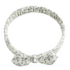 Baby Bow Headband - Blue Vines