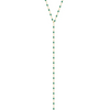 Gigi Clozeau Party Y Necklace 19.7" - Emerald