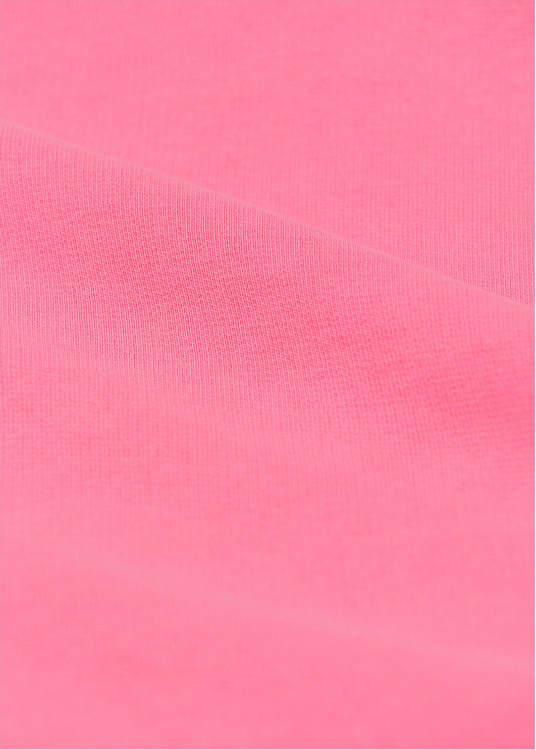 Close-up of the Arsene & Les Pipelettes Baby Girls' Guadalupe Fluo Fleece Cardigan in pink, showcasing its textured fabric and horizontal folds—ideal for a cozy and stylish baby outfit.
