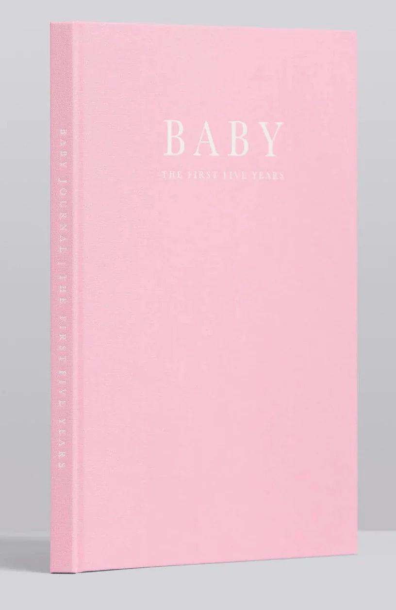 A Write To Me Baby Journal Birth to Five Years Pink for preserving memories.