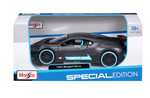 The Maisto 1:24 SE Bugatti Divo is a diecast collectible car model, presented in its original blue and white Maisto Special Edition packaging.