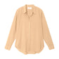 The Beau Shirt by Xirena, shown in beige on a white background, is menswear-inspired with long sleeves, a classic collar, and made from lightweight cotton poplin.