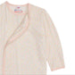 The infant long-sleeve Bedford Floral Gown and Hat Set by Magnetic Me is crafted from eco-friendly TENCEL™ modal with a floral pattern and pink trim.