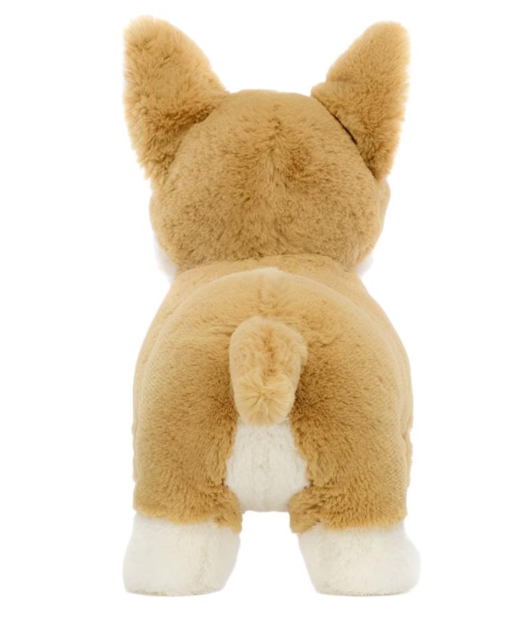 A brown and white corgi by Jellycat