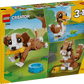 The LEGO® Creator 3-in-1 Cute Animals: Playful Puppy Dog by Legos - Toyhouse lets kids build a playful dog with frisbee, a bird by water, or a squirrel with an acorn in one fun set.