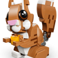 The LEGO® Creator 3-in-1 Cute Animals: Playful Puppy Dog by Legos - Toyhouse is a fun building set featuring an adorable puppy model with large eyes and a bushy tail, constructed from interlocking plastic bricks.