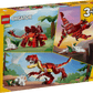 The Legos - Toyhouse LEGO® Creator 3-in-1 Fierce Dinosaur set lets kids build a T-Rex, triceratops-like dinosaur, or a flying pterosaur, with each dinosaur featured against a colorful prehistoric backdrop.