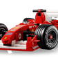 The LEGO® Icons Ferrari F2004 & Michael Schumacher by Legos - Toyhouse is a detailed red Formula 1 race car model with sponsor logos, realistic tires, and aerodynamic elements.