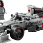 Legos - Toyhouse presents the LEGO® Speed Champions Audi Revolut F1® Team R26 Race Car, featuring authentic branding and a driver minifigure in a black suit and helmet.