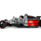 The LEGO® Speed Champions Audi Revolut F1® Team R26 Race Car by Legos - Toyhouse features bold red-and-black colors, “Revolut” branding, and a driver minifigure—perfect for Formula 1 fans and collectors.