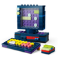 The LEGO® Creator 3-in-1 Retro Gaming Console by Legos - Toyhouse features a colorful keyboard, blocky monitor with pixel art, and a small brick stack—ideal as unique gamer room decor.