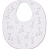 Just Giraffes Printed Bib - Pink