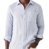 Laguna Linen Shirt - Light Blue Melange