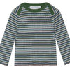 Baby Rib Knit Blouse - Deer Stripe
