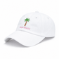 Introducing the Palm Beach Hat by Bits & Bows, featuring a lively embroidered green palm tree and cheerful “PALM BEACH” pink lettering on the front. This adorable pink and green girls’ baseball hat is ideal for sunny outings or beachside adventures.