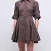 Jazzie Mini Dress - Chocolate