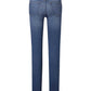 A pair of DL1961 Chloe Skinny Jeans isolated on a white background, featuring high-retention stretch technology.