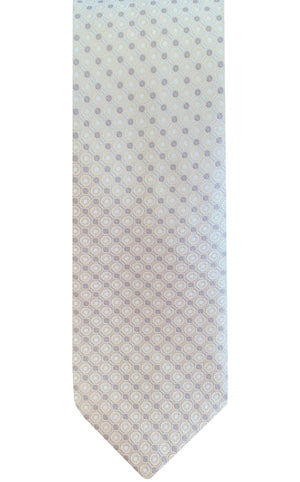 A Robert Jensen Circle Dot Pattern Tie with a gradient transition from light to dark shades.