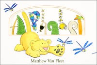 A Common Ground Alphabet safari picture featuring a tiger and a dragonfly with interactive surprises, perfect for preschoolers.