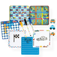 Enjoy the Floss and Rock Magnetic Fun & Games Tin – Cars, a vibrant children’s activity set featuring classic games like bingo, tic-tac-toe, connect four, and car-themed drawing boards complete with two dry erase markers—perfect for reusable fun at home or as travel games for kids.