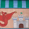 Raffia Toy Basket - Dragon