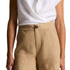 Mid Rise Hemp Short - Brulee